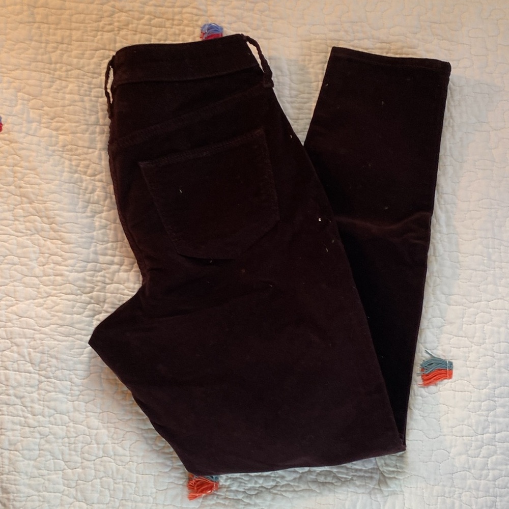 High Rise Skinny Corduroy pants - Picture 2 of 3